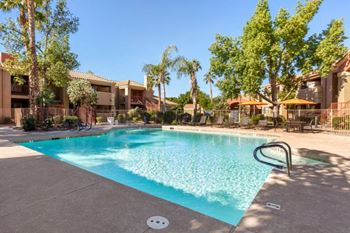 Two refreshing swimming pools and spa